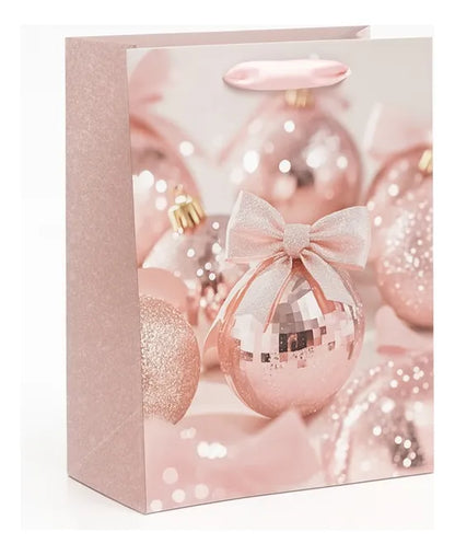 Bolsa De Regalo Navidad Bolsa Navideña 23x18x10cm Bolsa M