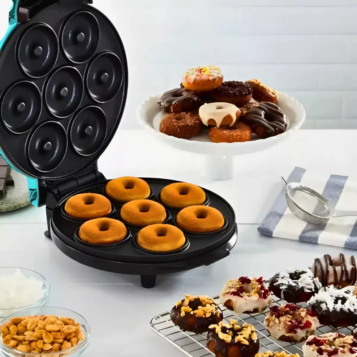 Maquina Mini Donuts Maquina Mini Donas Molde Maquinas Donas