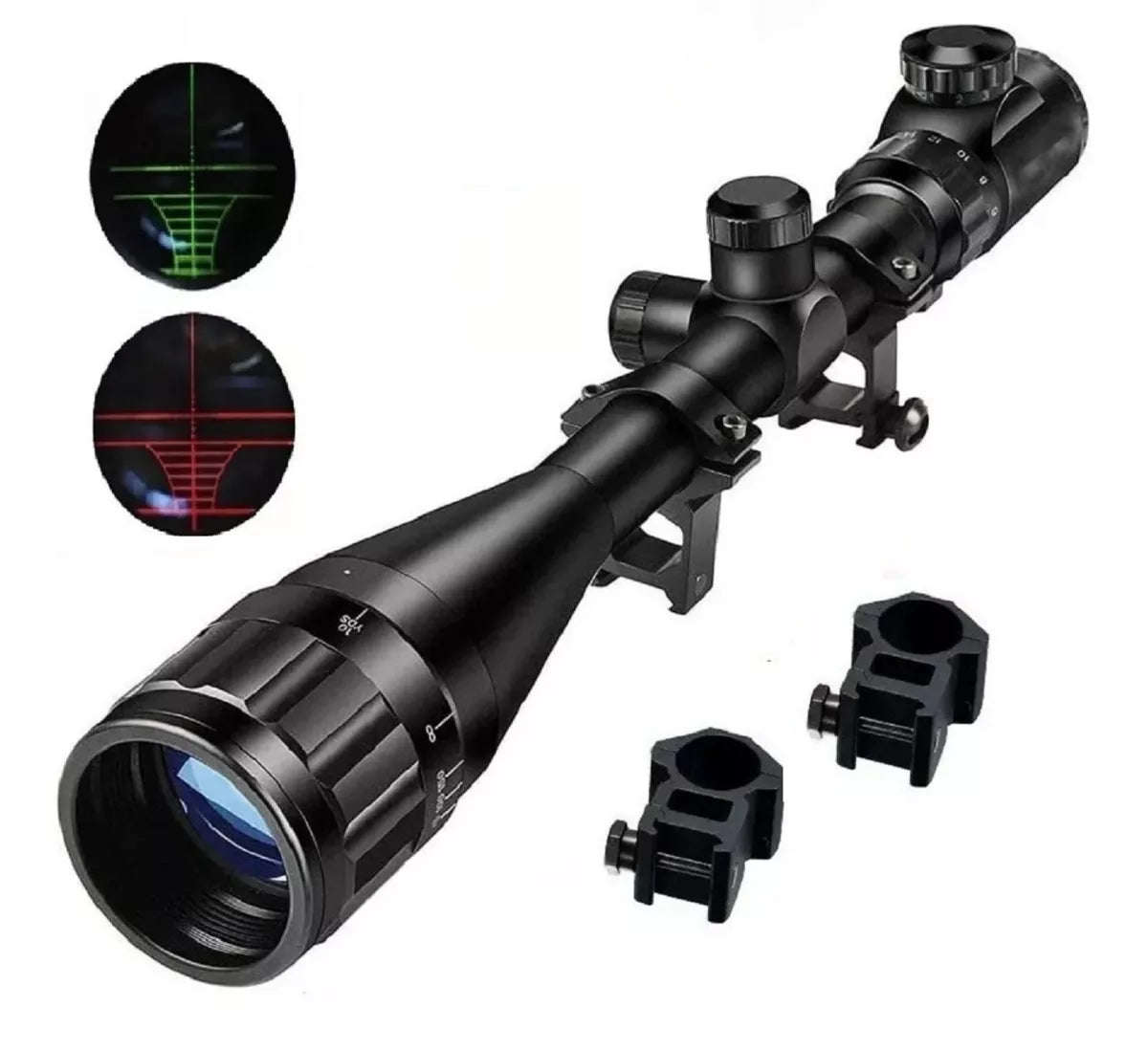 Mira Telescopica Rifle Caza Pcp Mira Profesional 6-24x50