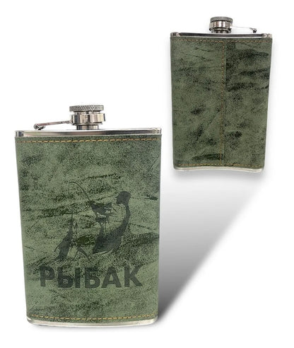Set Petaca 8 Oz Para Whisky Coctelera Viaje Camping Regalo