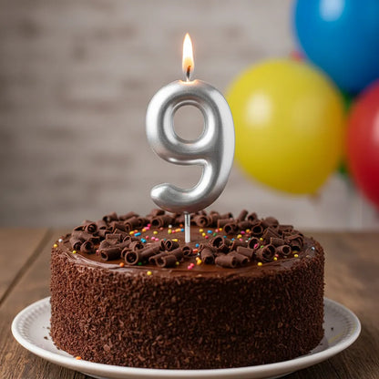 Velas De Cumpleaños Vela Numero O Signo Interrogacion Torta