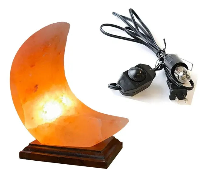 Lampara De Sal Himalaya Piedra Lamparas De Sal Luna 3a4kg