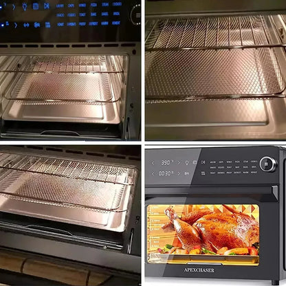 Bandeja De Acero Inoxidable Fuente Acero Horno 39x29cm