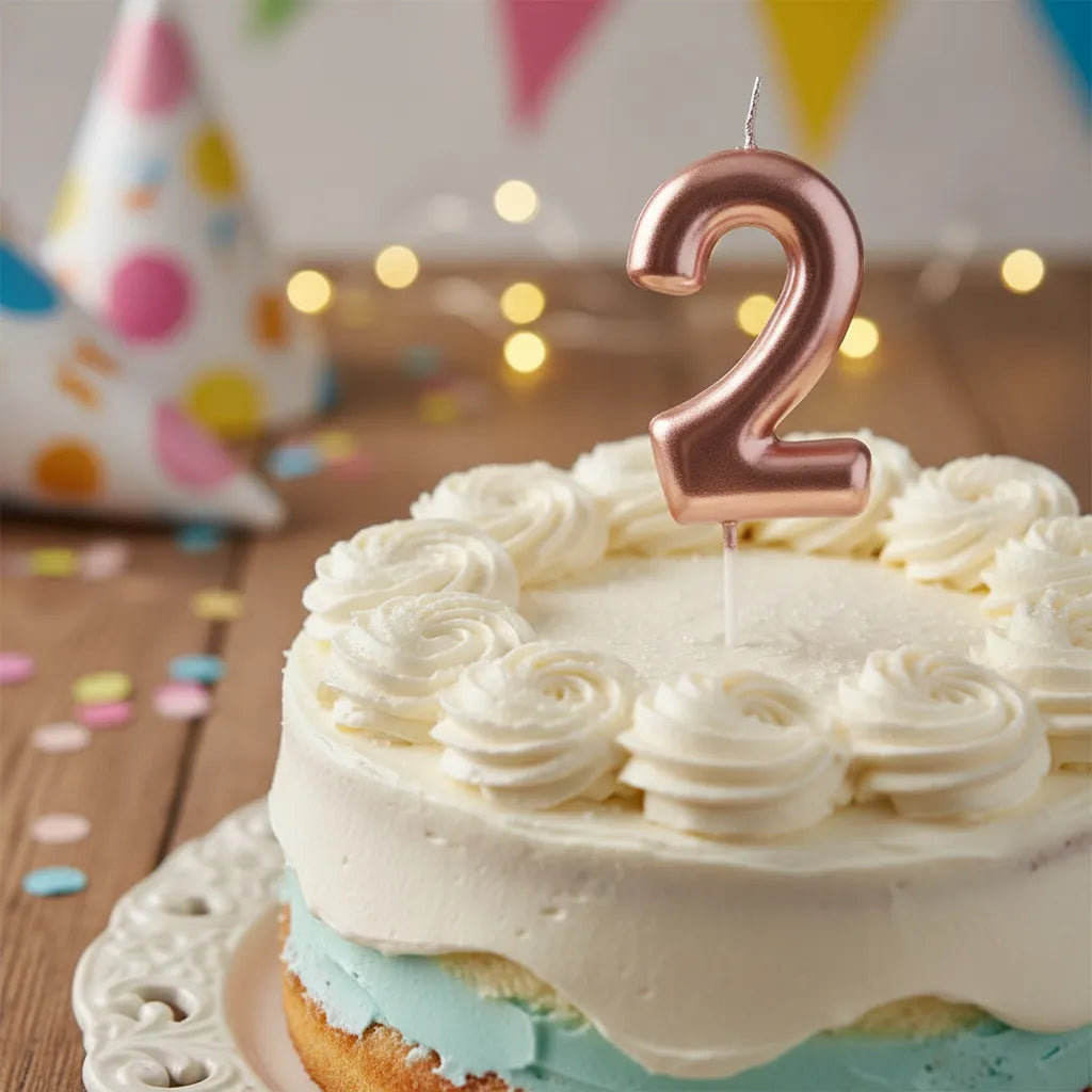 Velas De Cumpleaños Vela Numero O Signo Interrogacion Torta