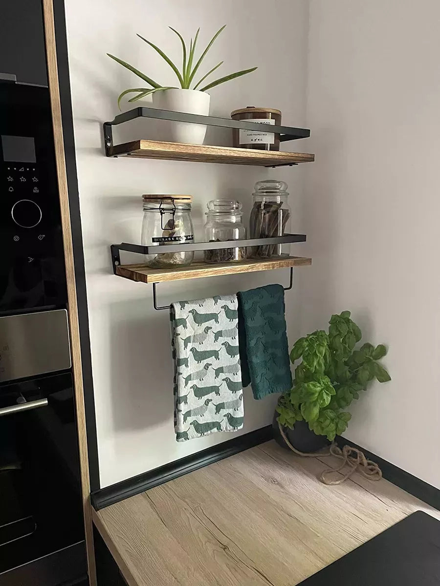 Repisas Flotantes Estantes Organizador Multifuncional Madera