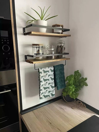 Repisas Flotantes Estantes Organizador Multifuncional Madera