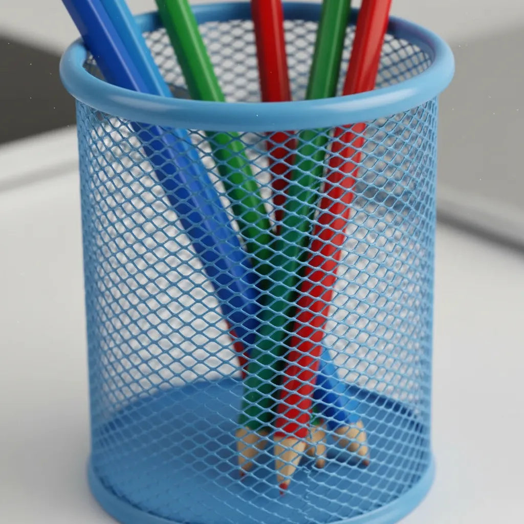 Portalapices Rejilla Metalica Escritorio Organizador Lapices