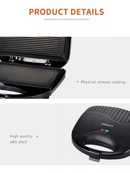 Sandwichera Grill Multiuso Sanguchera Parrillera Grill 750w