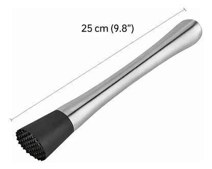 Macerador Mudler Cocteleria Acero Inoxidable 25cm Mojito Bar
