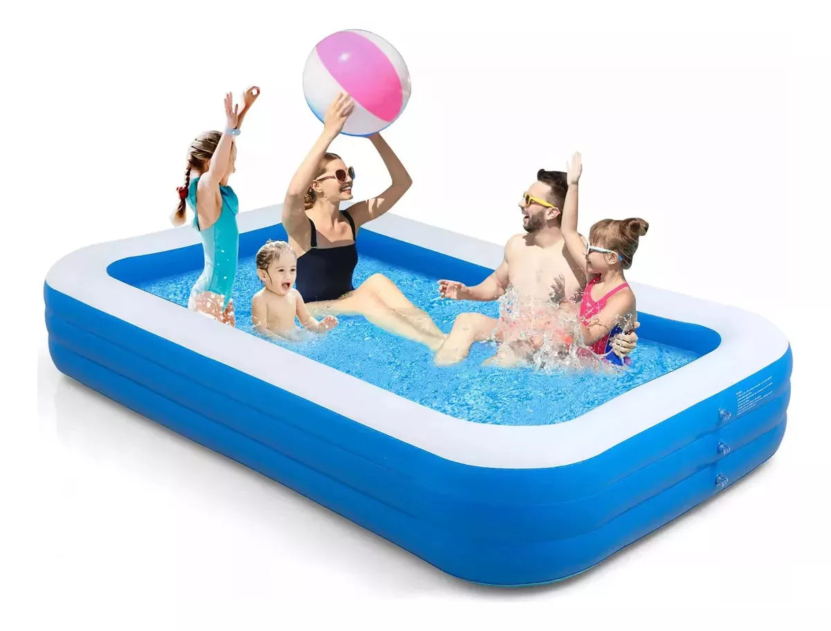 Piscina Para Niños Piscina Plastica Inflable Verano 135x95cm