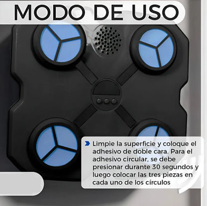 Maquina De Boxeo Inteligente Musical Luces Bluetooth Niños