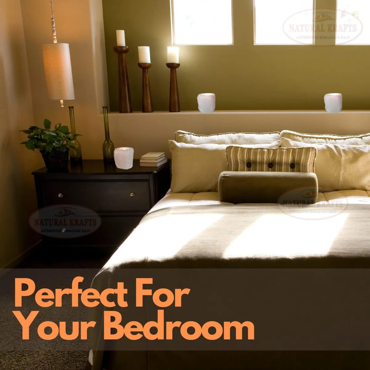 Porta Vela Sal Himalaya Rustico Candelabro Sal De Himalaya