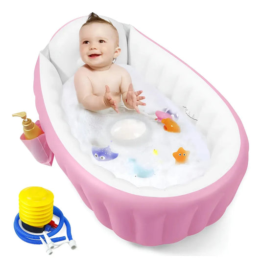 Bañera Inflable Para Bebe Inflable Portatil Tina C/inflador