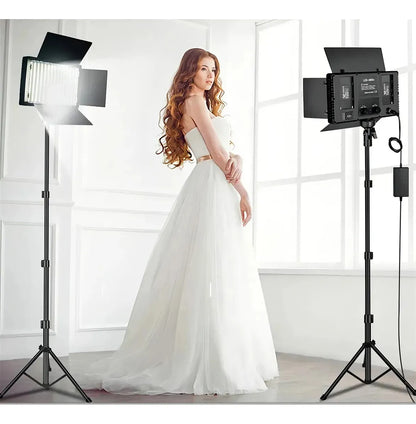 Kit Profesional Luz Relleno Con Tripode Reflector Pro 600led