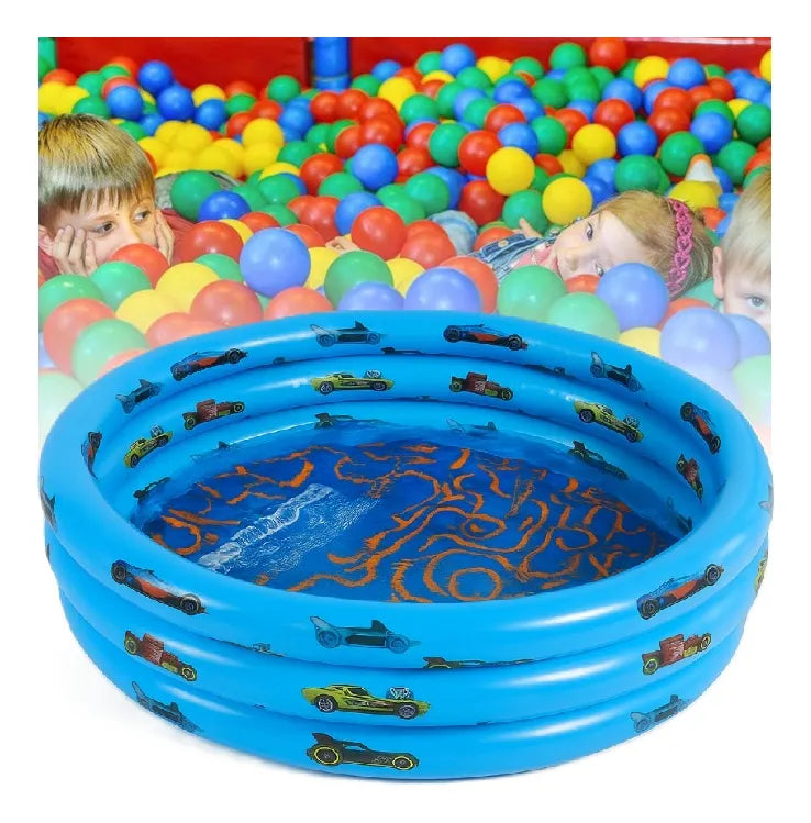 Piscina Inflable 3 Anillos Circular Para Niños Piscinas 80cm