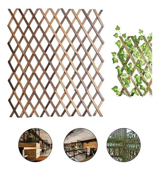 Valla De Madera Para Jardin Valla De Pared 120x120cm Madera
