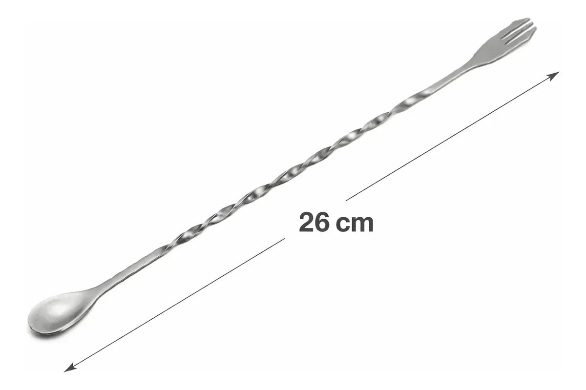 Cuchara Mezcladora Bar 26cm Acero Inoxidable Bartender