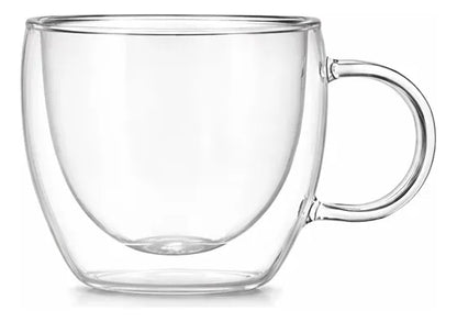 Taza Espresso Doble Vidrio 150ml Termica Cafe