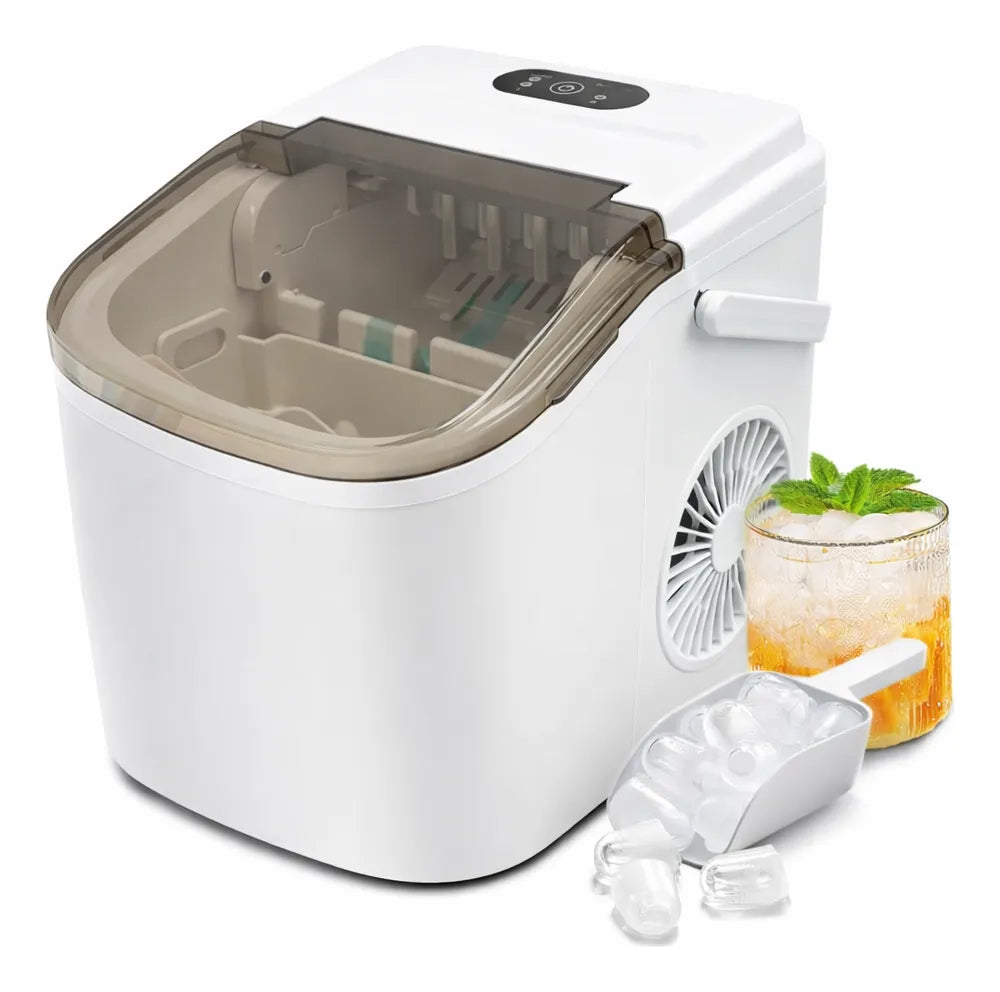 Maquina De Hielo Electrica Hielo Automatico Portatil Hielera