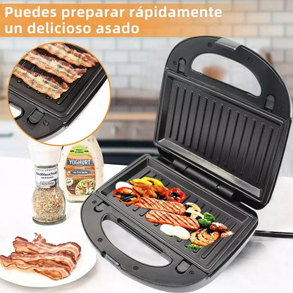 Sandwichera Eléctrica 3 En 1 Waflera Sandwichera Parrillera