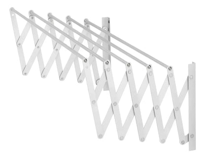 Tendedero De Ropa Plegable Retractil Pared Extensible 100cm