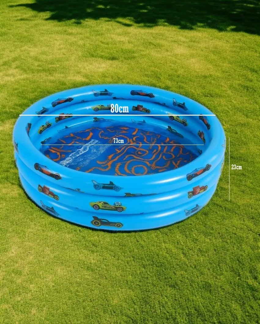 Piscina Inflable 3 Anillos Circular Para Niños Piscinas 80cm