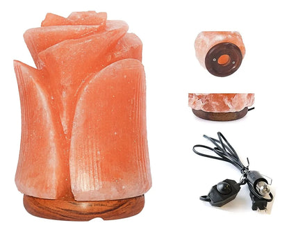 Lampara De Sal Piedra Lamparas Sal Himalaya Decorativa Rosa