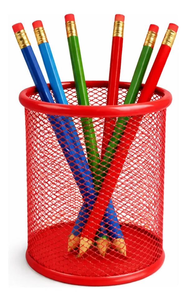 Portalapices Rejilla Metalica Escritorio Organizador Lapices