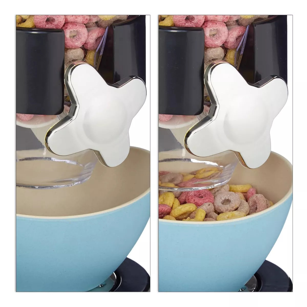 Dispensador Doble De Cereales Contenedores Alimentos 10lt