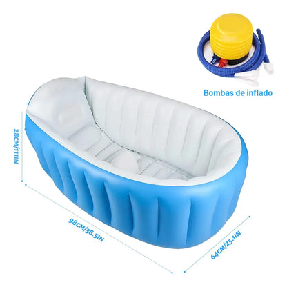 Bañera Inflable Para Bebe Inflable Portatil Tina C/inflador