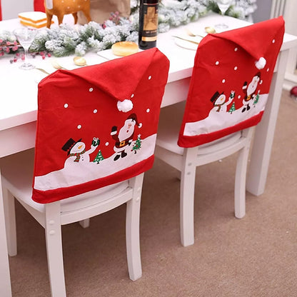Pack Navidad Decoración Navideña Funda Silla Navidad Fundas Hogar