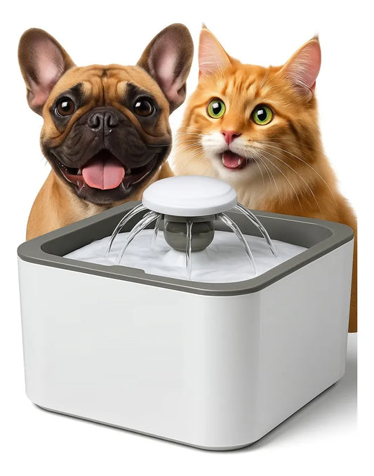 Bebedero Automatico Perros Y Gatos Fuente Agua Usb 2.5l