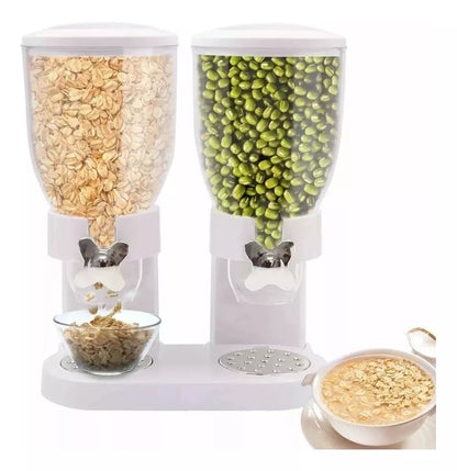 Dispensador De Cereales Doble Dispensador Para Cereales 2l