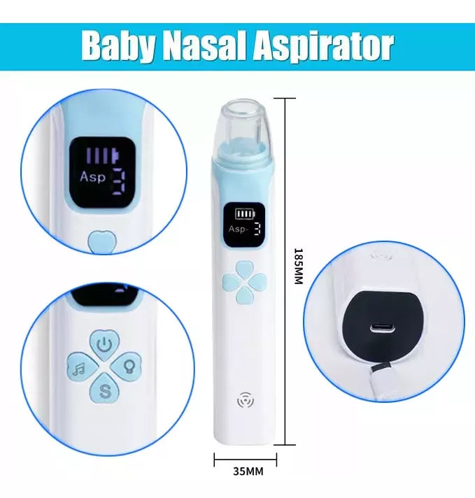 Aspirador Nasal Electrico Saca Moco Bebes Aspirador Nasal