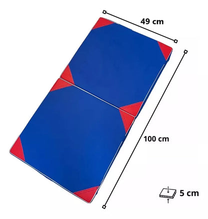Colchoneta Deportiva Plegable Lona Oxford Ejercicios 100x49