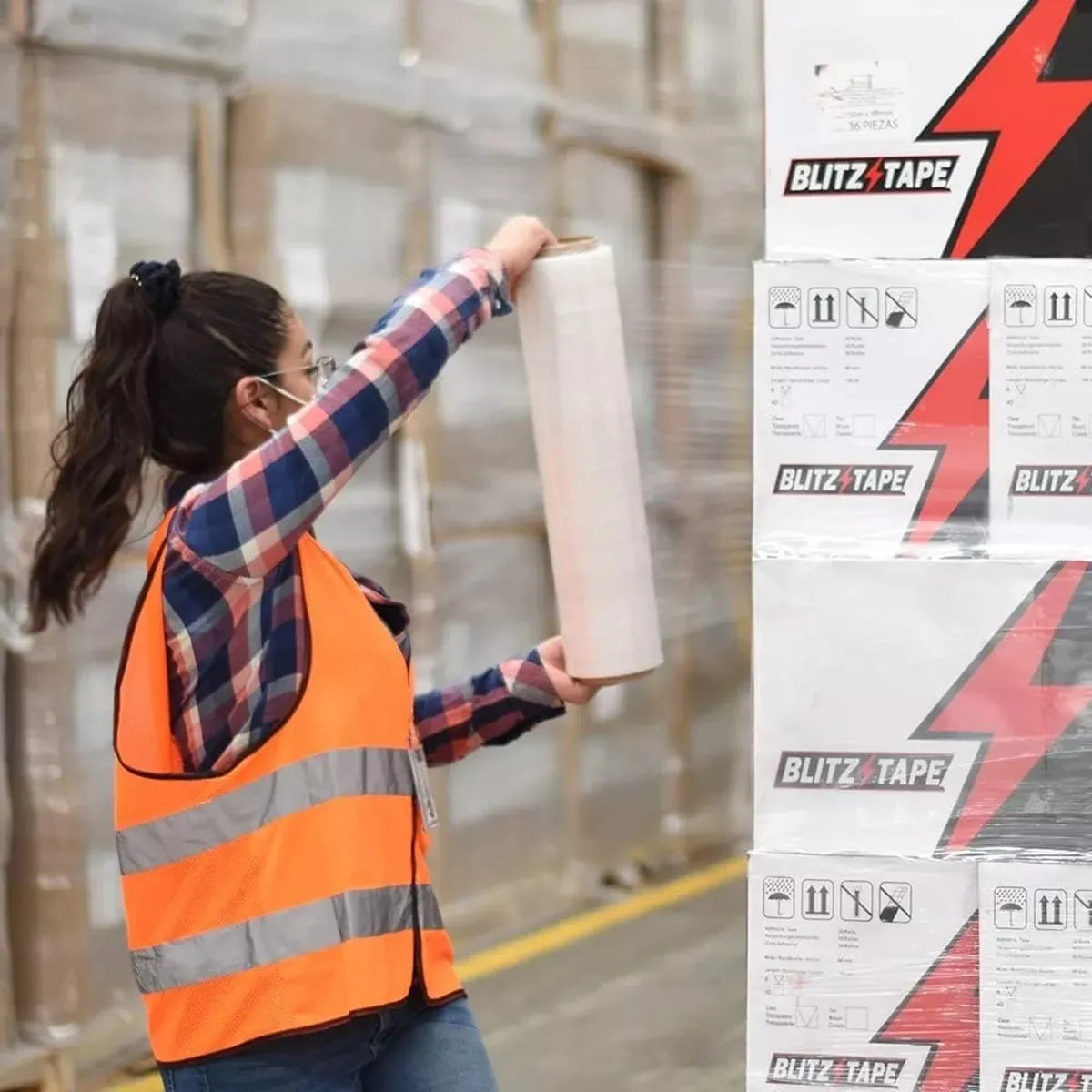 Rollo Alusa Film 5k Transparente Film Embalaje Industrial 5k