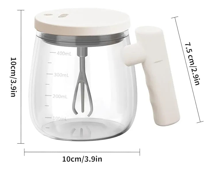 Tazon Mezclador Electrico Taza Capuchino Mug Recargable