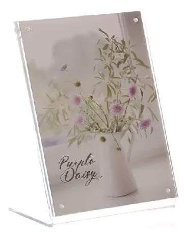 Porta Folleto Menu Flayer Fotos Soporte Iman Acrilico 9x6cm