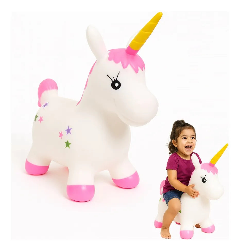 Saltarina Unicornio Saltarin De Goma Juguete Infantil Niños