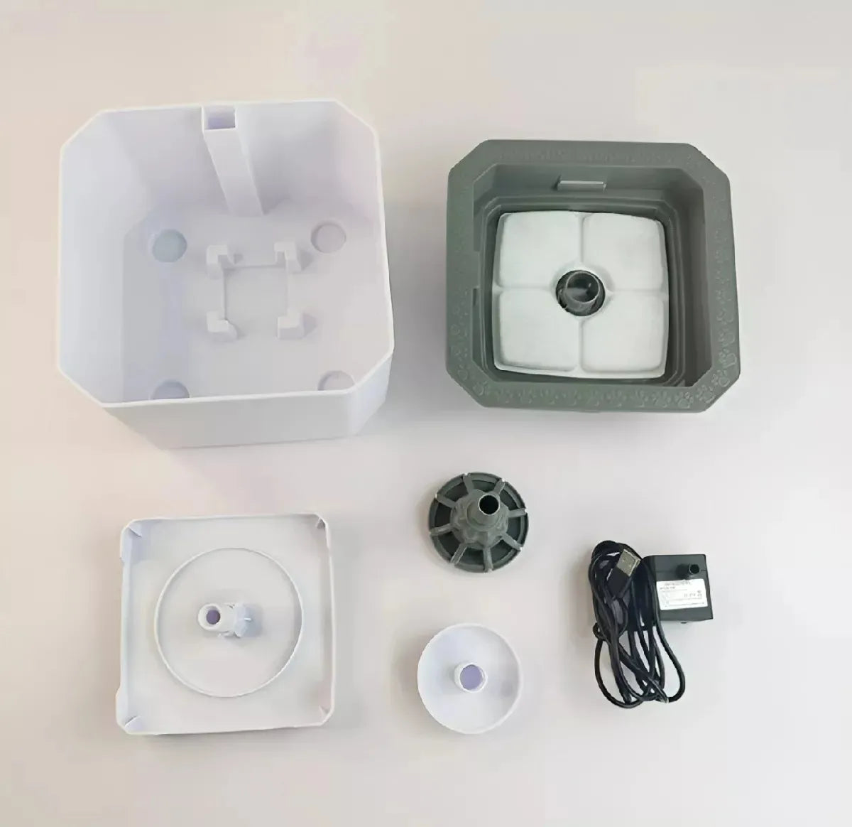 Bebedero Automatico Perros Y Gatos Fuente Agua Usb 2.5l