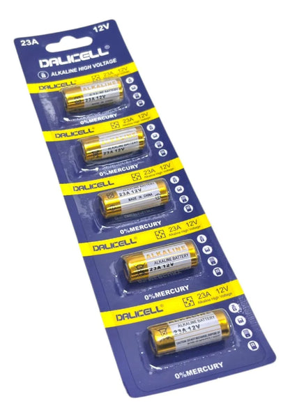 Pack X5 Baterias Pilas Alcalinas Pilas 23a 12v Display