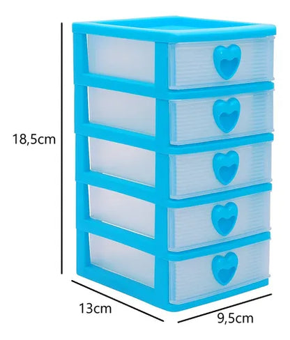 Mini Caja Almacenamiento Organizador Joyero