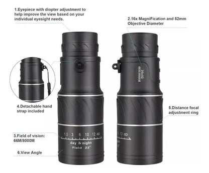 Monoculares Potentes Monocular Profesional Monoculares 16*52