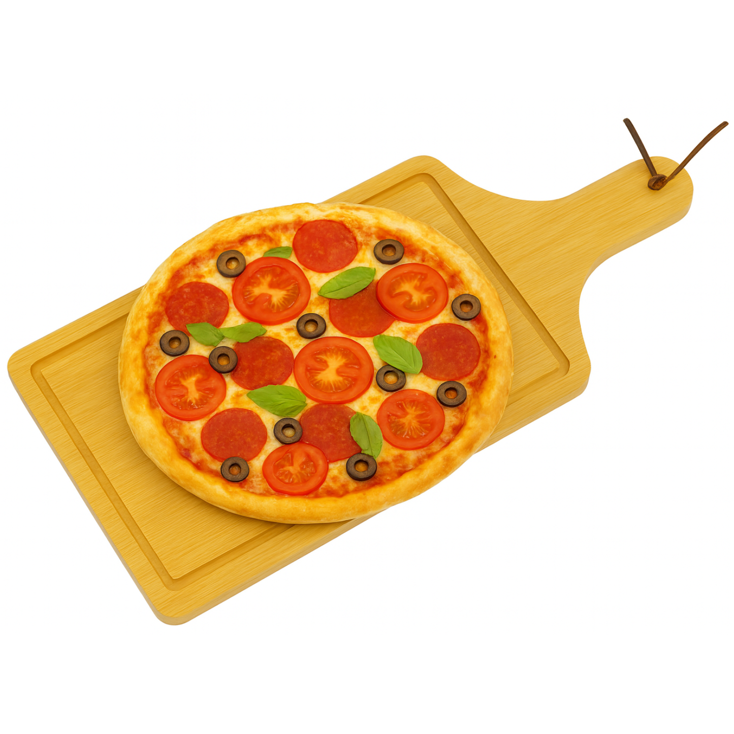 Tabla Madera Tablas Picoteo Plato De Madera Tabla Pizza 35cm