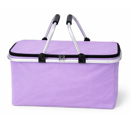 Bolso Termico Cooler Canasta Picnic Plegable Portatil