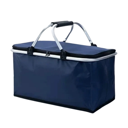 Bolso Termico Cooler Canasta Picnic Plegable Portatil