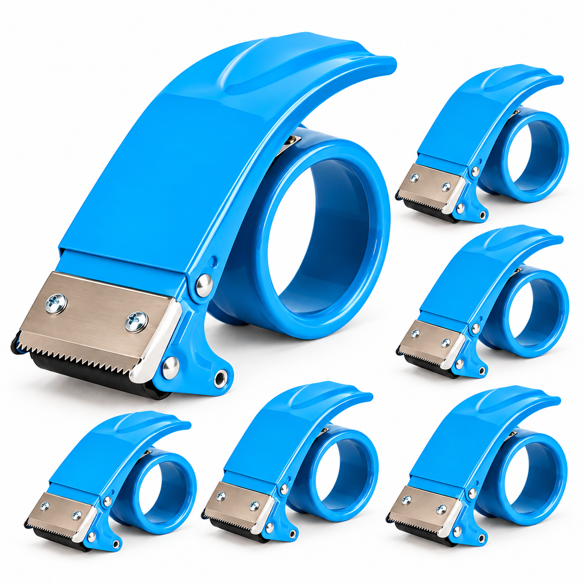 Pack 6 Dispensador de Huincha de Embalaje Dispensador cinta