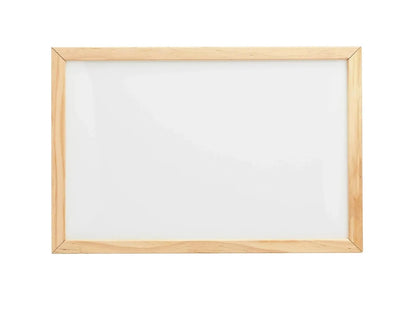 Pizarra Blanca Acrilica Pizarra Con Marco De Madera 30x20cm