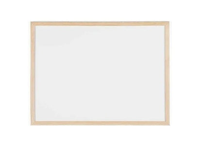 Pizarra Blanca Acrilica Pizarra Con Marco De Madera 70x50cm