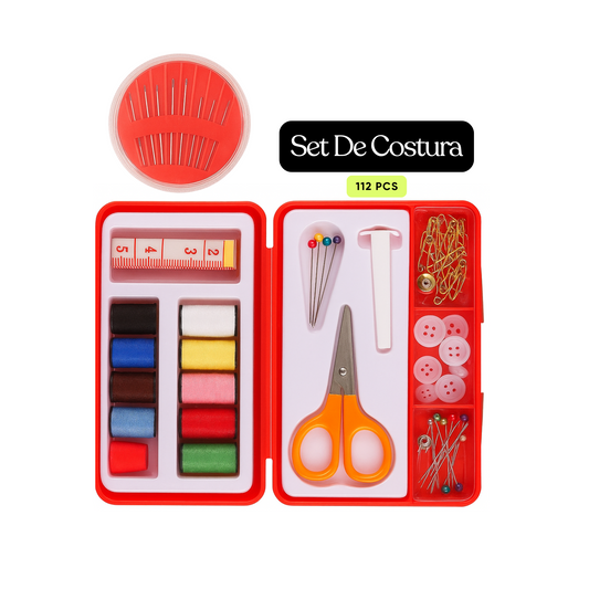 Set Costura Hilo De Coser Set De Costura Costurero 112 Pcs